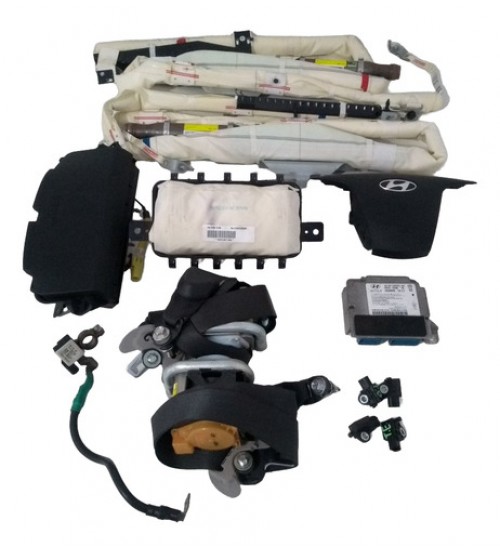 Kit Airbag Hyundai Azera 2013(painel Com Detalhe) Preto