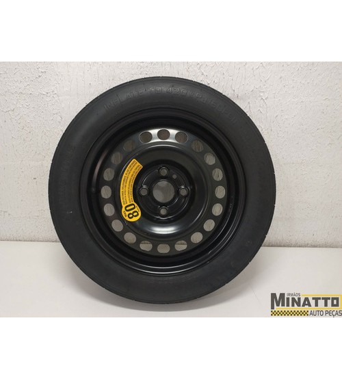 Roda Estepe Socorro Hyundai Hb20 Platinum 2023 Preto